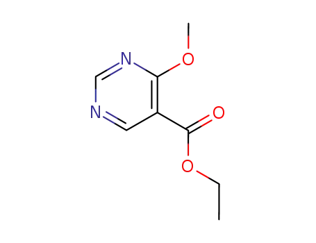 Molecular Structure of 71133-21-6 (ethyl 4-methoxypyrimidine-5-carboxylate)
