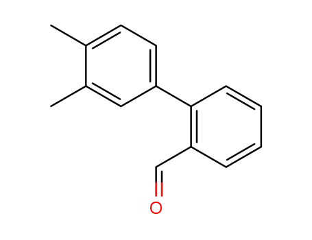 Molecular Structure of 728919-23-1 (3',4'-DIMETHYL-BIPHENYL-2-CARBALDEHYDE)