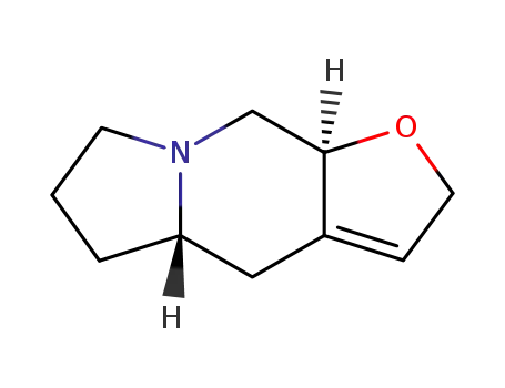Molecular Structure of 732285-89-1 (Furo[2,3-f]indolizine, 2,4,4a,5,6,7,9,9a-octahydro-, (4aS,9aS)- (9CI))