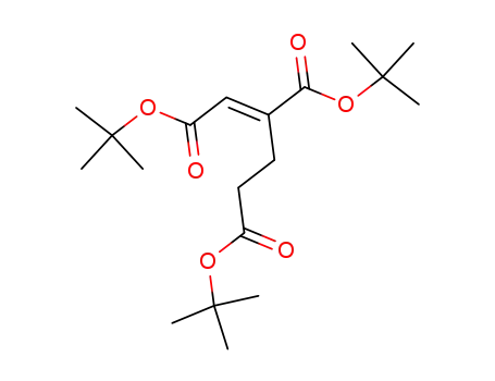 Molecular Structure of 89099-97-8 (1-Butene-1,2,4-tricarboxylic acid, tris(1,1-dimethylethyl) ester, (E)-)