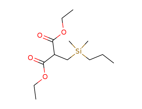 Propanedioic acid,2-[(dimethylpropylsilyl)methyl]-, 1,3-diethyl ester cas  73013-42-0