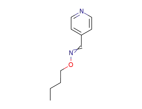 4-Pyridinecarboxaldehyde, O-butyloxime