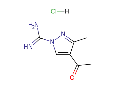 1H-Pyrazole-1-carboximidamide, 4-acetyl-3-methyl-,
monohydrochloride