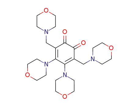 4,5-di(morpholin-4-yl)-3,6-bis(morpholin-4-ylmethyl)cyclohexa-3,5-diene-1,2-dione