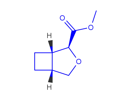 Molecular Structure of 727428-90-2 (3-Oxabicyclo[3.2.0]heptane-2-carboxylicacid,methylester,(1R,2R,5S)-(9CI))