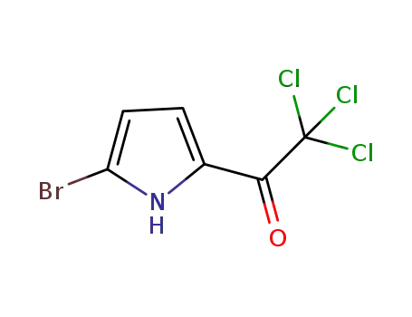 Molecular Structure of 951883-97-9 (1-(5-Bromo-1H-pyrrol-2-yl)-2,2,2-trichloroethanone)