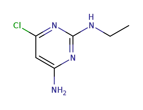 N2-ethyl-6-chloro-pyrimidine-2,4-diyldiamine
