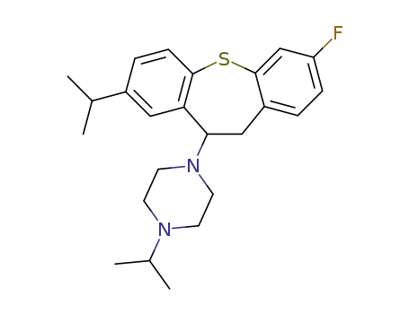 1-(3-fluoro-8-isopropyl-10,11-dihydrodibenzo[b,f]thiepin-10-yl)-4-isopropylpiperazine