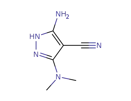 1H-피라졸-4-카르보니트릴, 3-아미노-5-(디메틸아미노)-