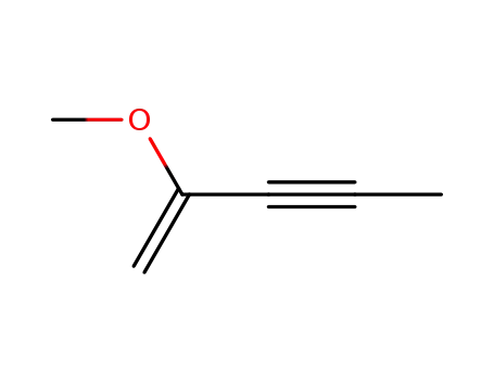 Molecular Structure of 98135-76-3 (methyl-(1-methylene-but-2-ynyl)-ether)