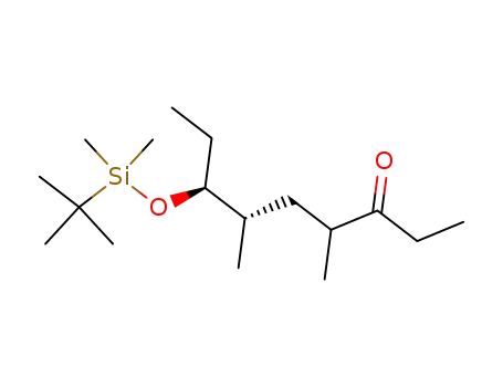 (4RS,6S,7S)-7-t-butyldimethylsilyloxy-4,6-dimethyl-3-nonanone