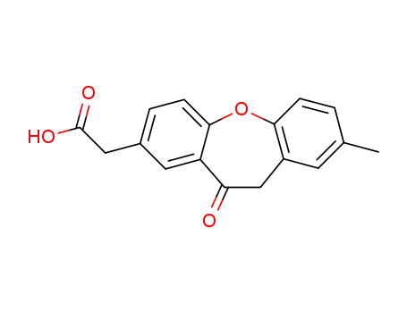 Dibenz(b,f)oxepin-2-acetic acid, 10,11-dihydro-8-methyl-11-oxo-