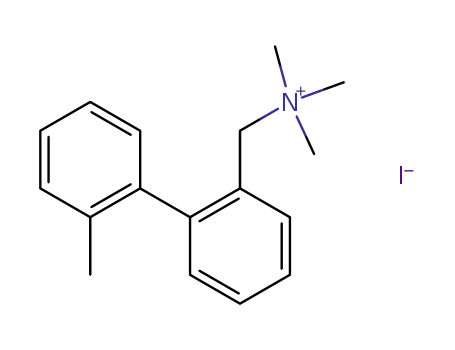 trimethyl-(2-<i>o</i>-tolyl-benzyl)-ammonium; iodide