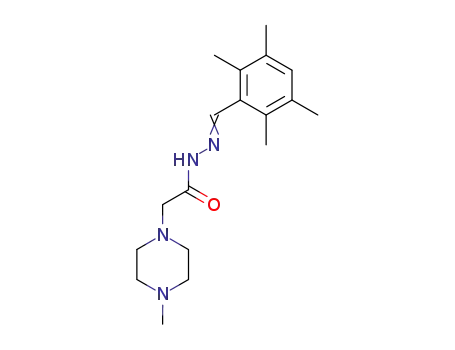 4-Methyl-1-piperazineacetic acid 2-(2,3,5,6-tetramethylbenzylidene)hydrazide