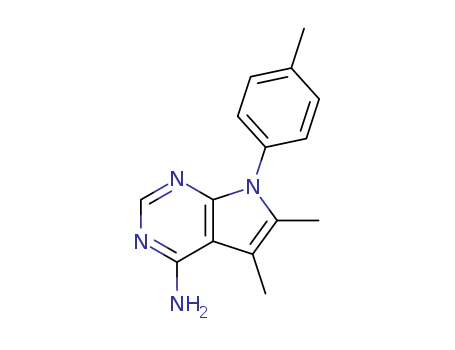 5,6-DIMETHYL-7-(4-METHYLPHENYL)-7H-PYRROLO[2,3-D]PYRIMIDIN-4-AMINE