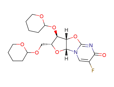 2,2'-anhydro-5-fluoro-3',5'-di-O-tetrahydropyranyluridine