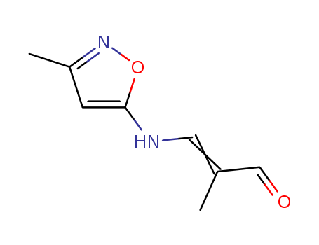 2-PROPENAL,2-METHYL-3-[(3-METHYL-5-ISOXAZOLYL)AMINO]-