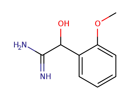 Benzeneethanimidamide,  -alpha--hydroxy-2-methoxy-
