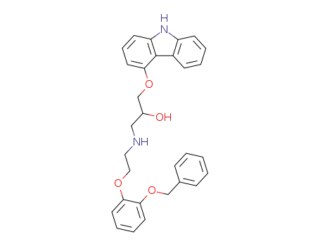 Molecular Structure of 72955-92-1 (2'-O-BENZYLOXY-2-O-DESMETHYLCARVEDILOL)