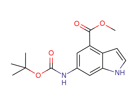메틸 6-N-BOC-아미노인돌-4-카르복실레이트