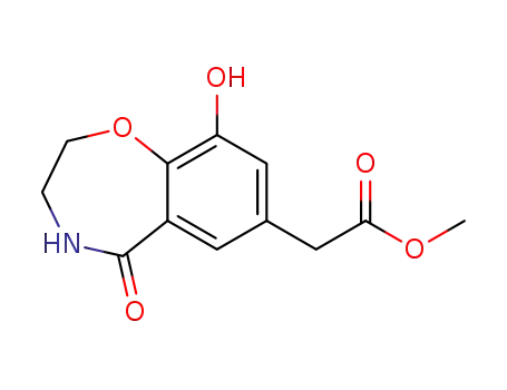1,4-Benzoxazepine-7-acetic acid, 2,3,4,5-tetrahydro-9-hydroxy-5-oxo-, methyl ester