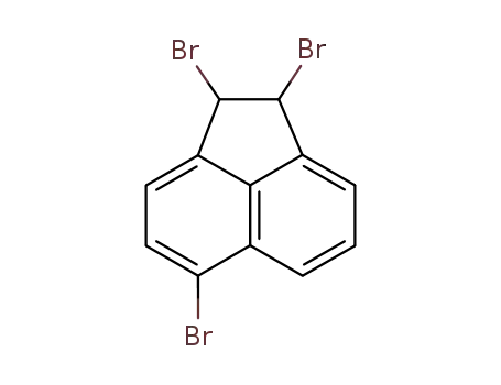 Molecular Structure of 7267-06-3 (Acenaphthylene, 1,2,5-tribromo-1,2-dihydro-)
