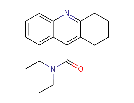 Molecular Structure of 7101-57-7 (N,N-diethyl-5,6,7,8-tetrahydroacridine-9-carboxamide)