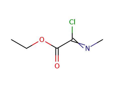 Chloro(methylimino)acetic acid ethyl ester