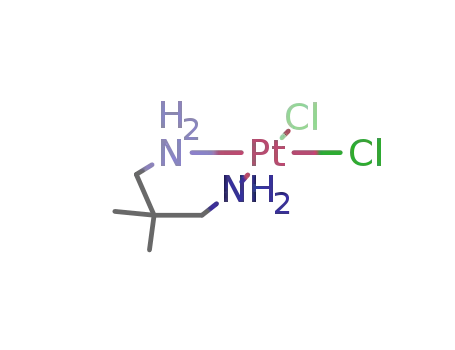 Molecular Structure of 28866-75-3 (Platinum,dichloro(2,2-dimethyl-1,3-propanediamine-kN,kN')-, (SP-4-2)- (9CI))