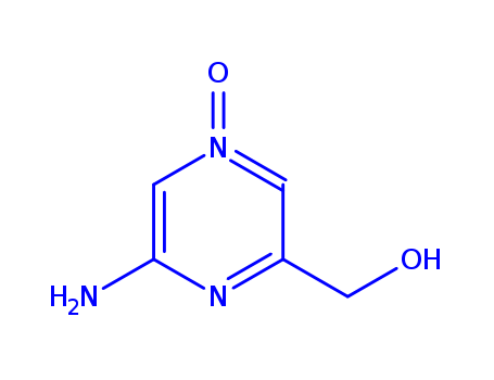 Pyrazinemethanol, 6-amino-, 4-oxide (9CI)