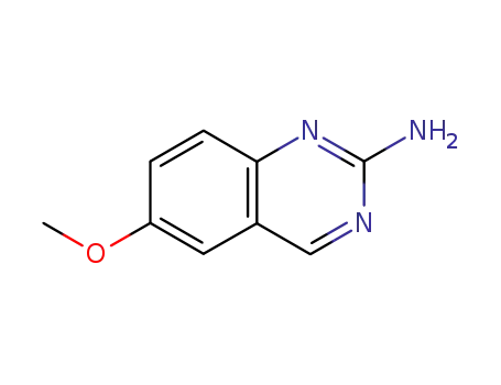Molecular Structure of 709-06-8 (6-METHOXYQUINAZOLIN-2-AMINE)