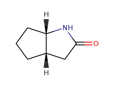 Molecular Structure of 72845-14-8 ((3aR,6aR)-rel-hexahydro-Cyclopenta[b]pyrrol-2(1H)-one (Relative struc))