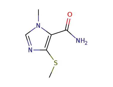 1-methyl-4-(methylsulfanyl)-1H-imidazole-5-carboxamide