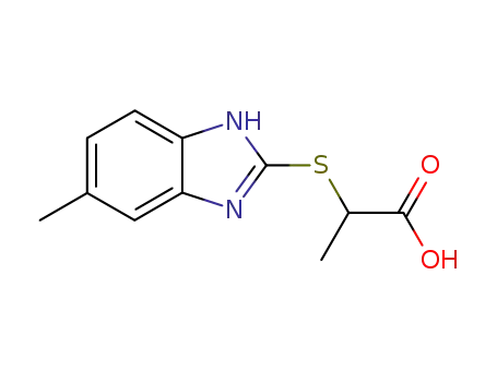 2-(6-METHYL-1H-BENZOIMIDAZOL-2-YLSULFANYL)-PROPIONIC ACID