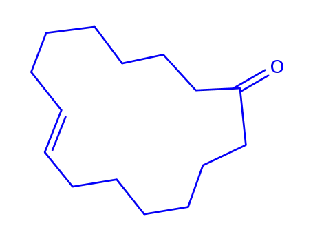 Molecular Structure of 72785-16-1 (cyclopentadec-8-en-1-one)
