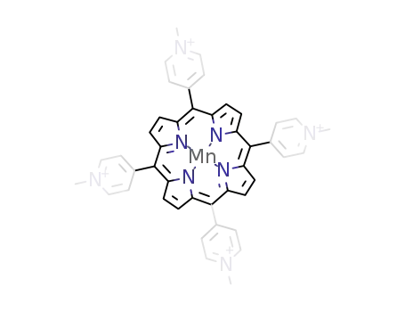 Molecular Structure of 72924-08-4 (MN(III)TETRAKIS(1-METHYL-4-PYRIDYL)PORPHYRIN PENTACHLORIDE)