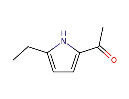 Molecular Structure of 867132-26-1 (1-(5-ethyl-pyrrol-2-yl)-ethanone)