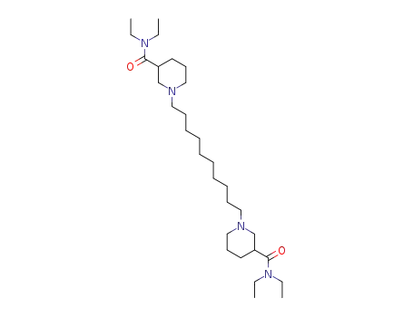 1,10-Bis(3-(N,N-diethylcarbamoyl)piperidino)decane