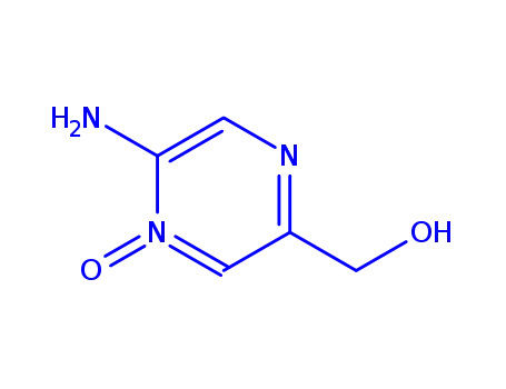 Pyrazinemethanol, 5-amino-, 4-oxide (9CI)