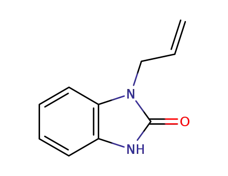 Molecular Structure of 72798-66-4 (1-(2-Propenyl)-2-benzimidazolidinone)