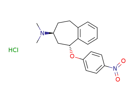 5H-벤조시클로헵텐-7-아민, 6,7,8,9-테트라히드로-N,N-디메틸-5-(4-니트르 오페녹시)-, 모노히드로클로라이드, 트랜스-