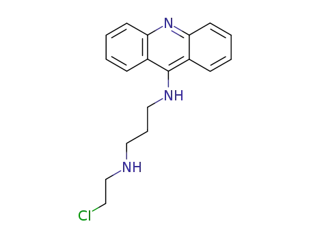 Molecular Structure of 72667-36-8 (N-(9-Acridinyl)-N'-(2-chloroethyl)-1,3-propanediamine)