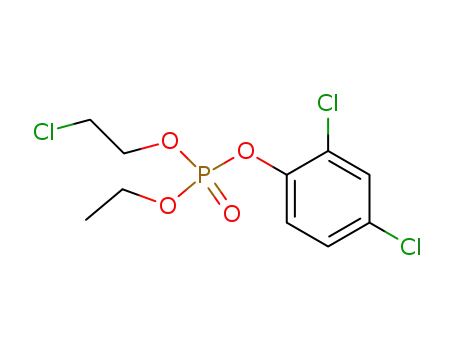 Molecular Structure of 729-70-4 (2-chloroethyl 2,4-dichlorophenyl ethyl phosphate)