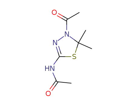 N-(4-acetyl-5,5-dimethyl-4,5-dihydro-1,3,4-thiadiazol-2-yl)acetamide