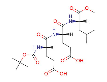 L-Leucine,N-[(1,1-dimethylethoxy)carbonyl]-L-a-glutamyl-L-a-glutamyl-,3-methyl ester (9CI)