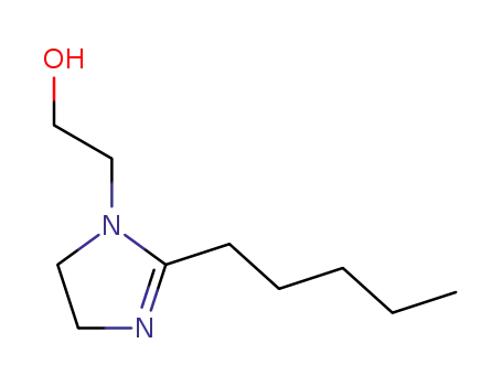 Molecular Structure of 709-42-2 (2-(2-pentyl-4,5-dihydro-1H-imidazol-1-yl)ethanol)