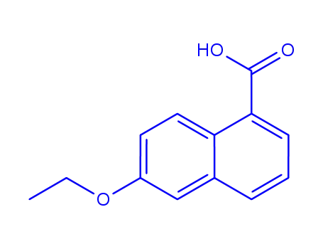Molecular Structure of 731861-61-3 (1-Naphthalenecarboxylicacid,6-ethoxy-(9CI))