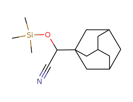 Molecular Structure of 79671-70-8 (adamantan-1-yltrimethylsilanyloxy-acetonitrile)