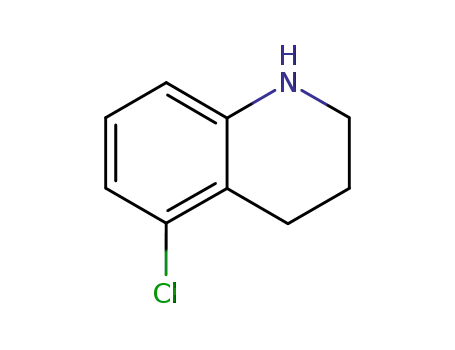 Molecular Structure of 72995-16-5 (5-Chloro-1,2,3,4-tetrahydroquinoline)