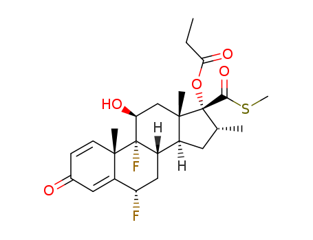 Androsta-1,4-diene-17-carbothioic acid,6,9-difluoro-11-hydroxy-16-methyl-3- oxo-17-(1-oxopropoxy)-,S-methyl ester,(6R,11&acirc;,16&acirc;,17R)-